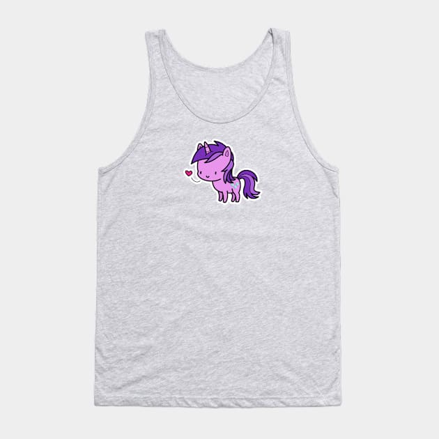 Amethyst Star chibi Tank Top by Drawirm